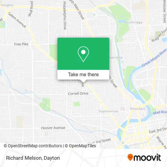 Richard Melson map