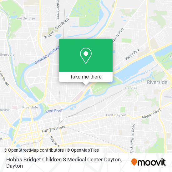 Hobbs Bridget Children S Medical Center Dayton map