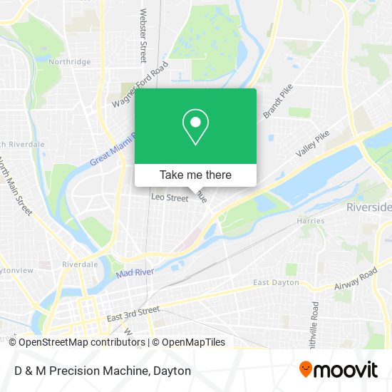 Mapa de D & M Precision Machine