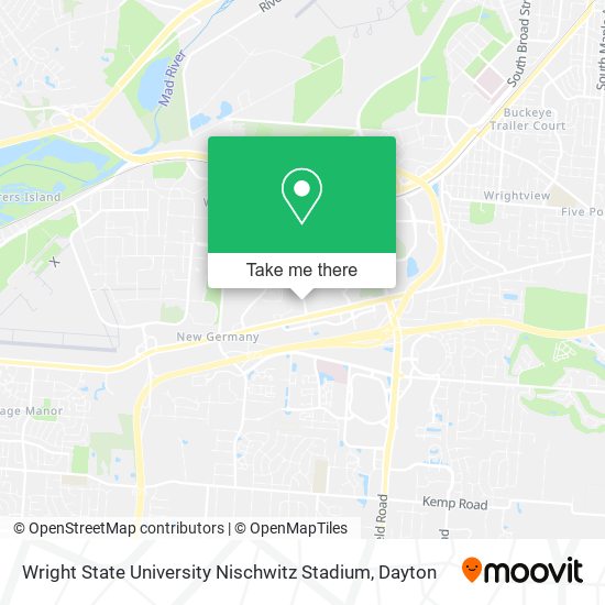 Wright State University Nischwitz Stadium map