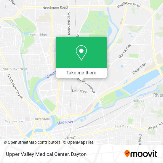 Mapa de Upper Valley Medical Center