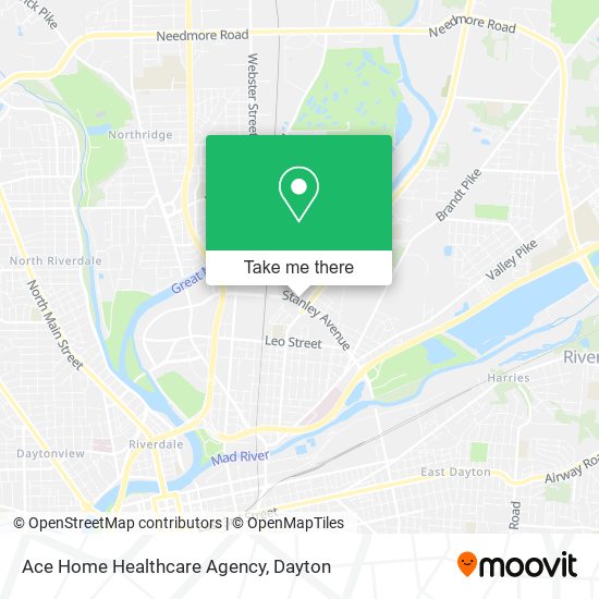 Ace Home Healthcare Agency map