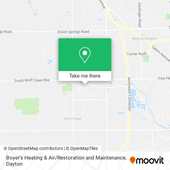 Boyer's Heating & Air / Restoration and Maintenance map