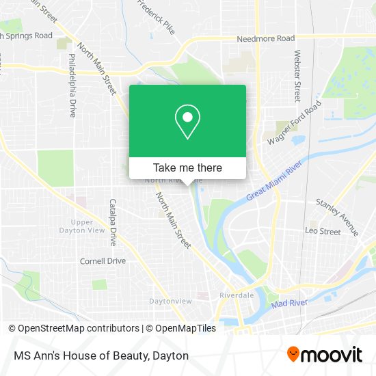 MS Ann's House of Beauty map