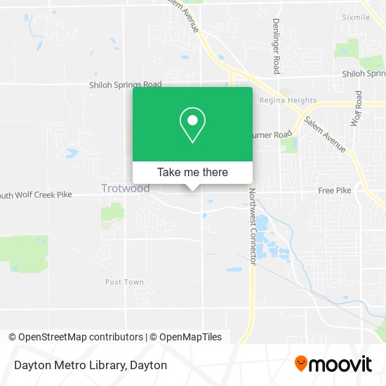 Dayton Metro Library map