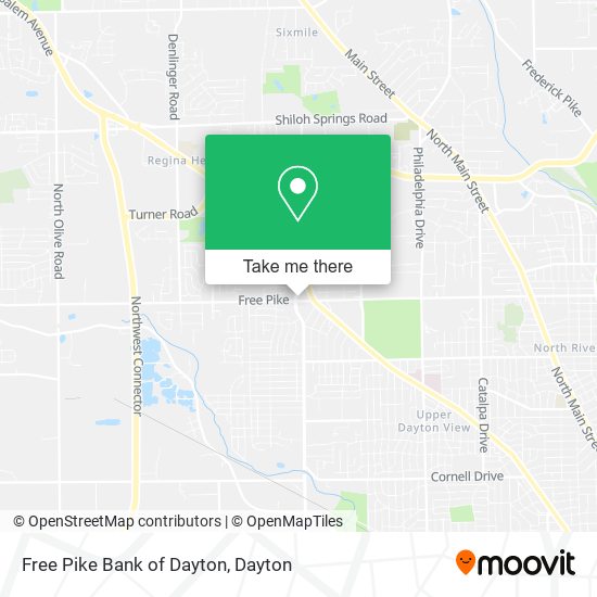 Free Pike Bank of Dayton map