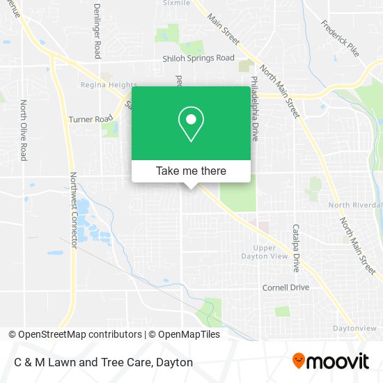 C & M Lawn and Tree Care map