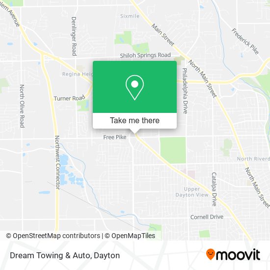 Dream Towing & Auto map