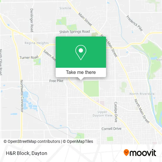 H&R Block map