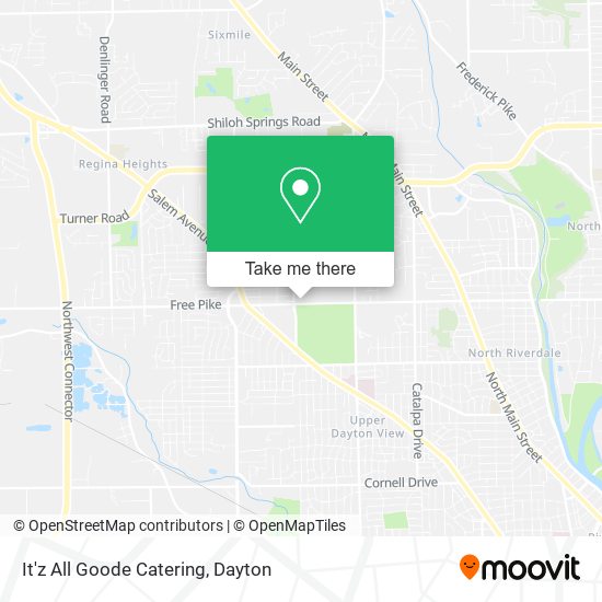 Mapa de It'z All Goode Catering
