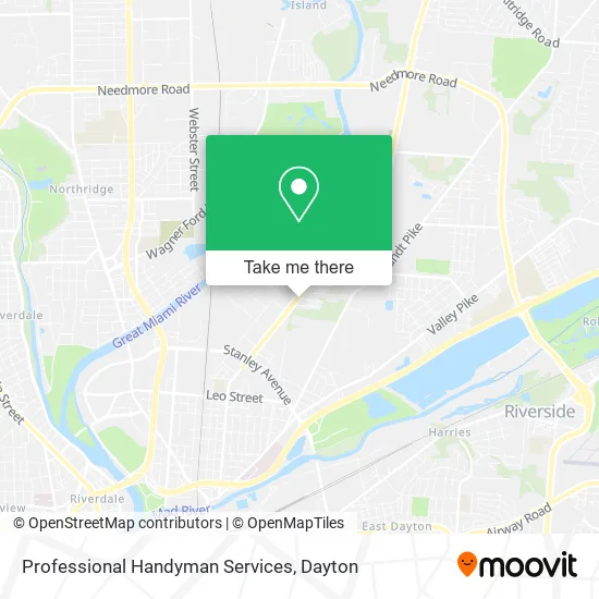 Mapa de Professional Handyman Services