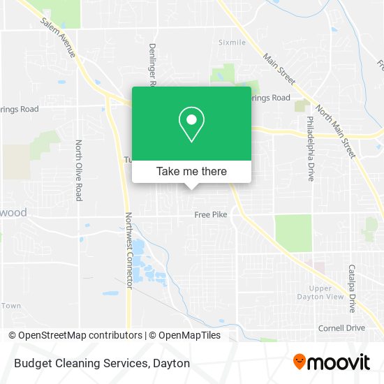 Budget Cleaning Services map