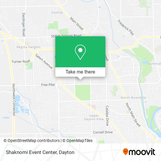 Mapa de Shaknomi Event Center