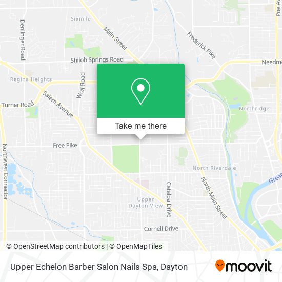 Mapa de Upper Echelon Barber Salon Nails Spa