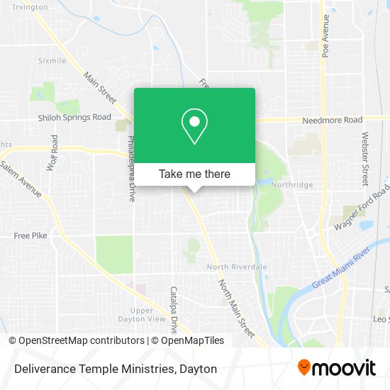 Mapa de Deliverance Temple Ministries