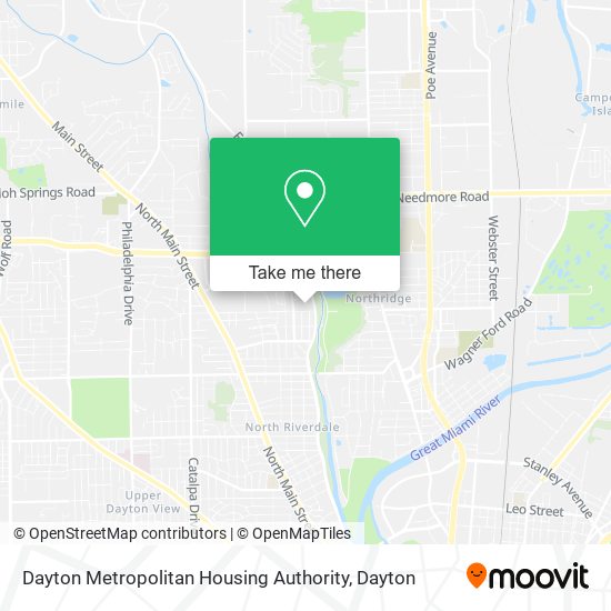 Dayton Metropolitan Housing Authority map