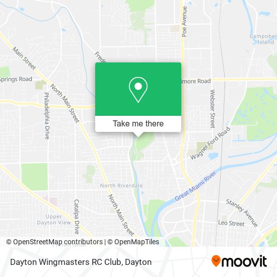 Dayton Wingmasters RC Club map