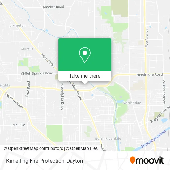 Kimerling Fire Protection map