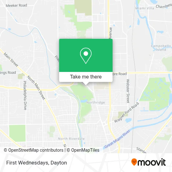 First Wednesdays map