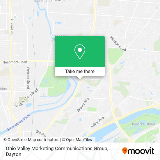 Mapa de Ohio Valley Marketing Communications Group