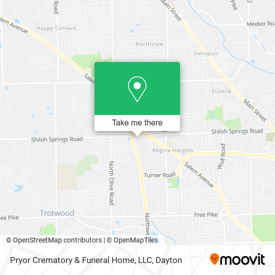 Mapa de Pryor Crematory & Funeral Home, LLC