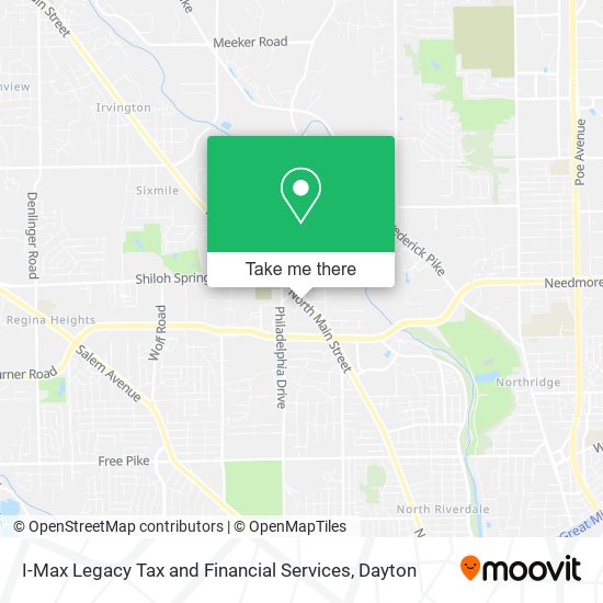 Mapa de I-Max Legacy Tax and Financial Services