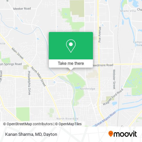 Mapa de Kanan Sharma, MD
