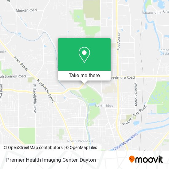 Premier Health Imaging Center map