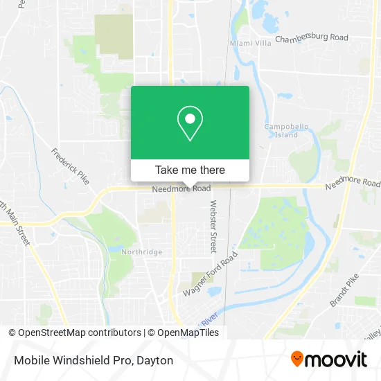 Mapa de Mobile Windshield Pro