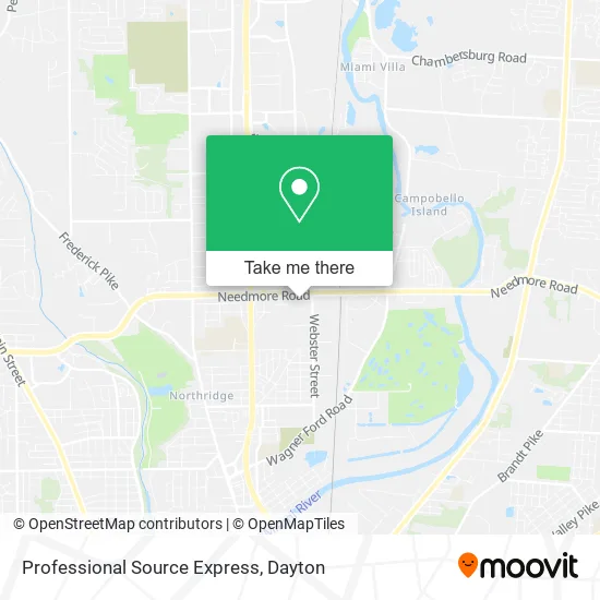 Mapa de Professional Source Express