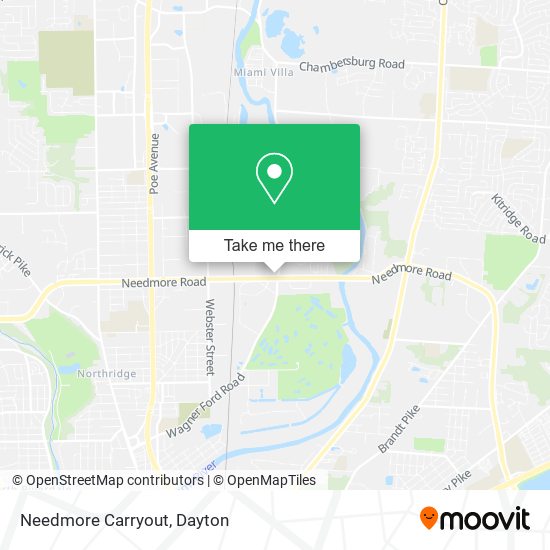 Needmore Carryout map