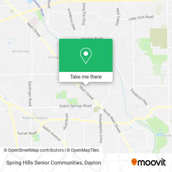 Spring Hills Senior Communities map