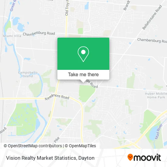 Mapa de Vision Realty Market Statistics
