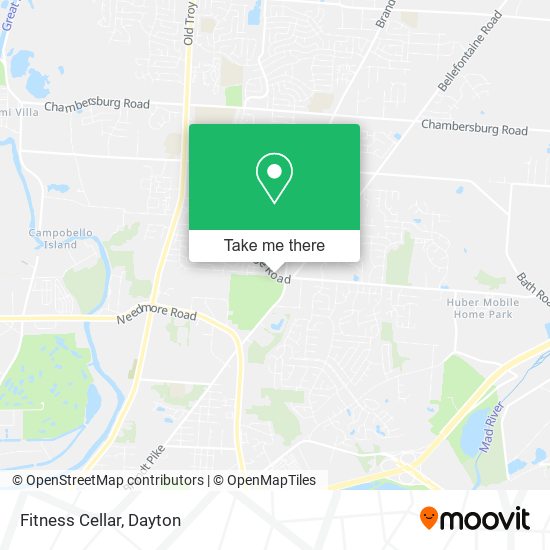 Fitness Cellar map