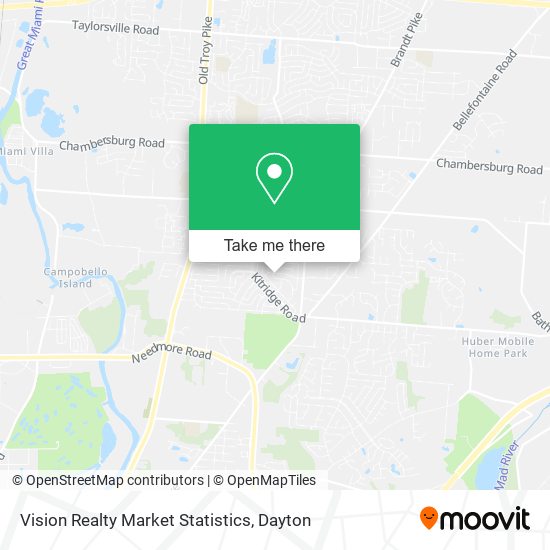 Mapa de Vision Realty Market Statistics