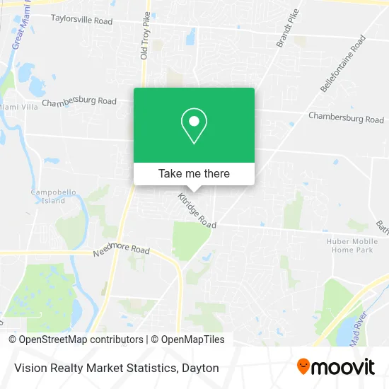 Vision Realty Market Statistics map