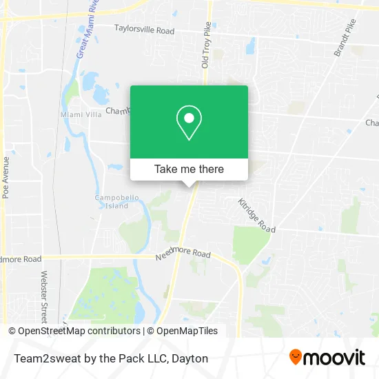 Mapa de Team2sweat by the Pack LLC