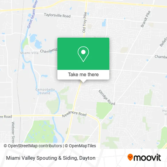 Mapa de Miami Valley Spouting & Siding