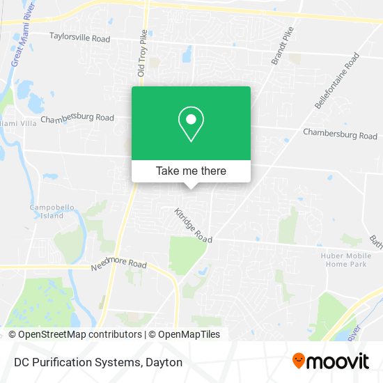DC Purification Systems map