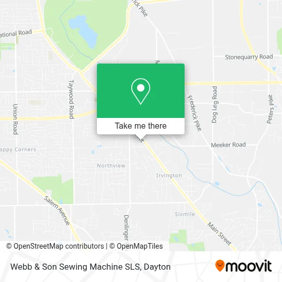 Webb & Son Sewing Machine SLS map