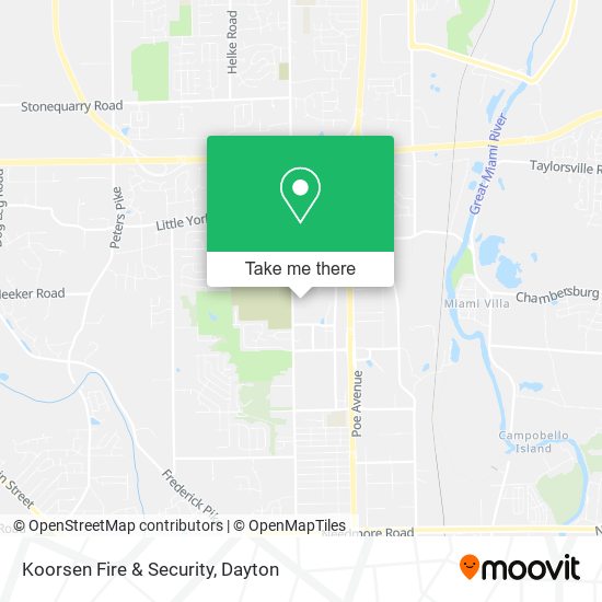 Mapa de Koorsen Fire & Security