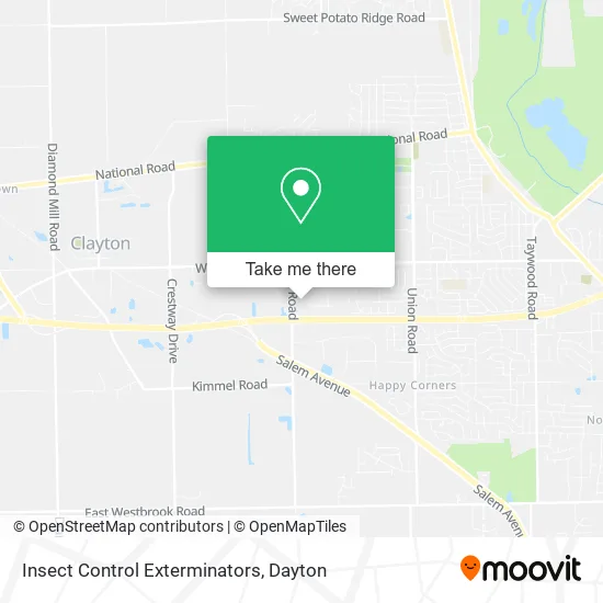 Mapa de Insect Control Exterminators