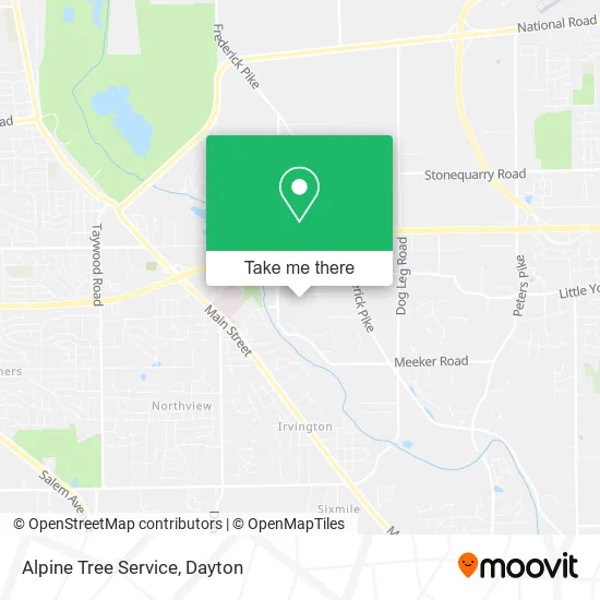 Alpine Tree Service map