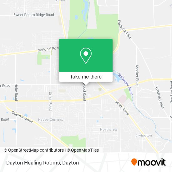 Dayton Healing Rooms map