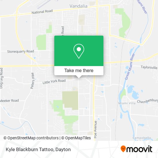 Kyle Blackburn Tattoo map