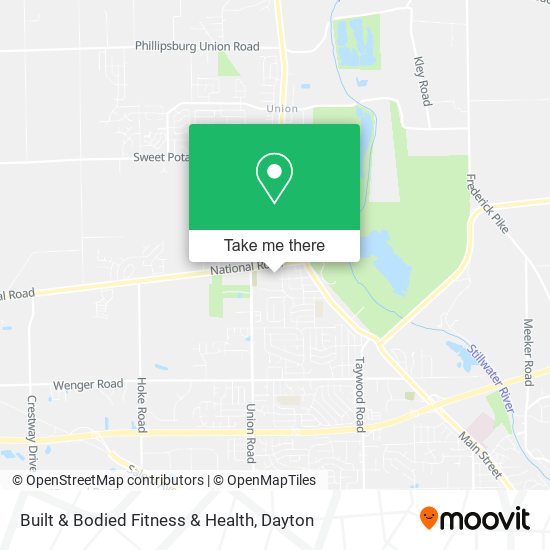 Built & Bodied Fitness & Health map