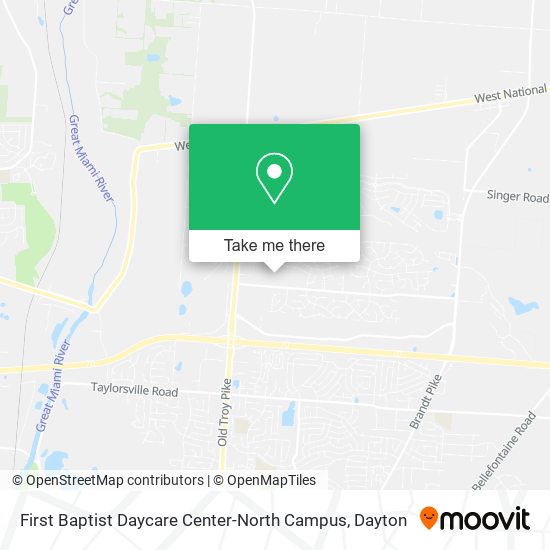 Mapa de First Baptist Daycare Center-North Campus