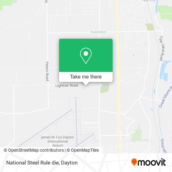 Mapa de National Steel Rule die
