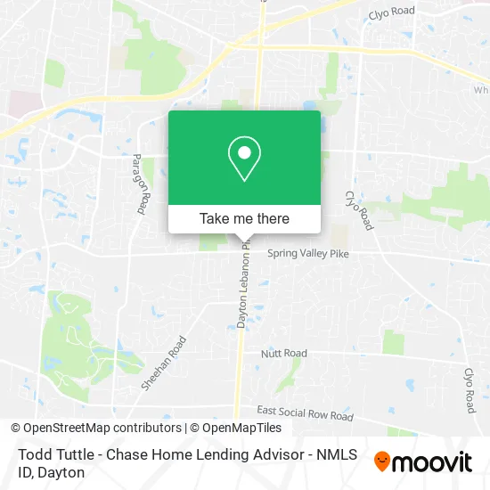 Todd Tuttle - Chase Home Lending Advisor - NMLS ID map