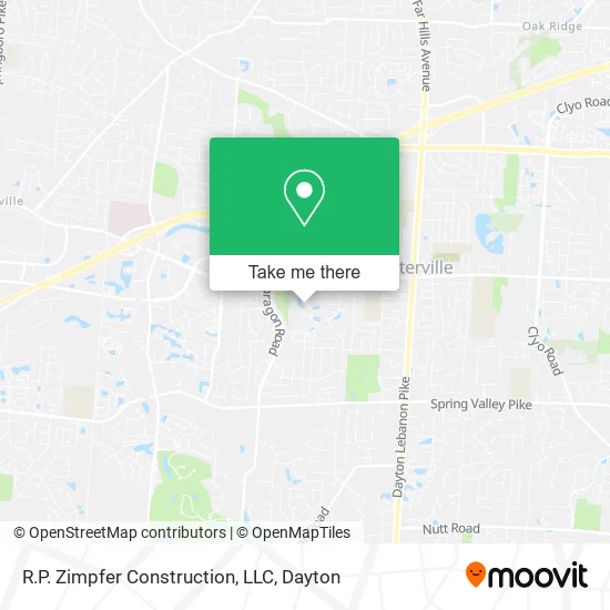 Mapa de R.P. Zimpfer Construction, LLC